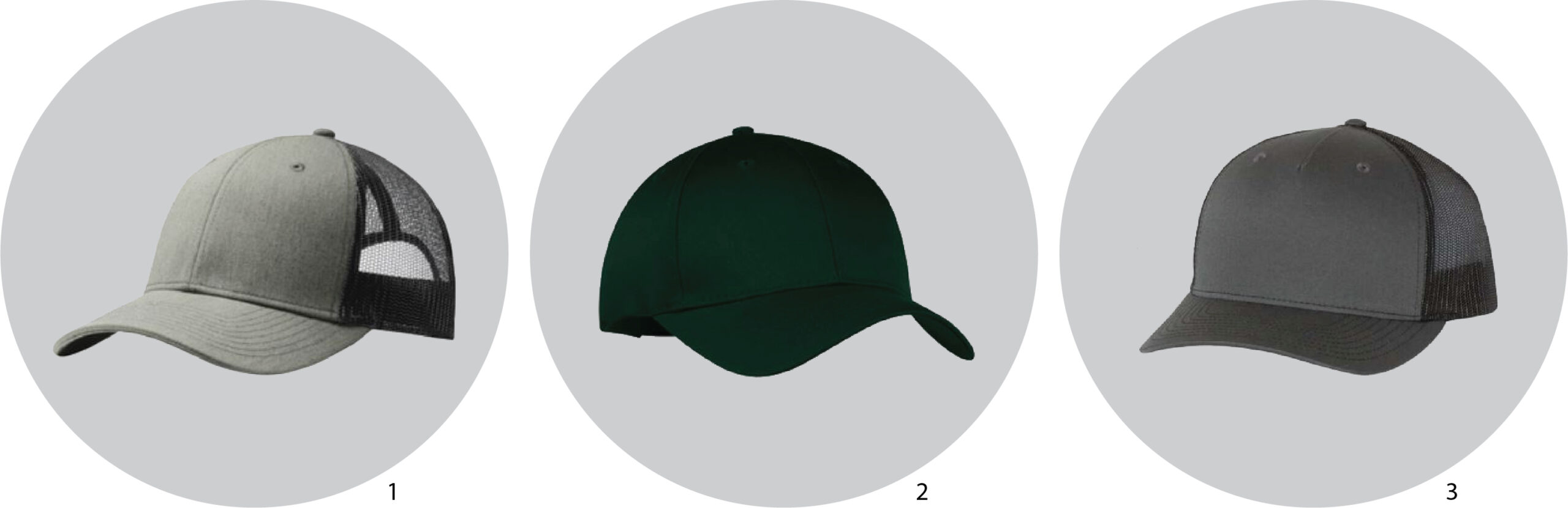 classic baseball cap options 